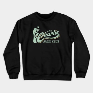 Charlie Jazz Club Vintage Retro Style Crewneck Sweatshirt